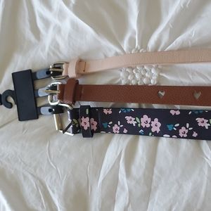 Tillys Belts - 3 pk